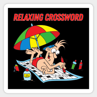 Relaxing Crossword Sticker